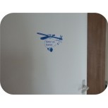 Adhesivo para puerta 'Helicóptero'