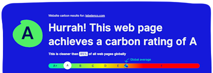 Nos preocupamos por el medio ambiente.